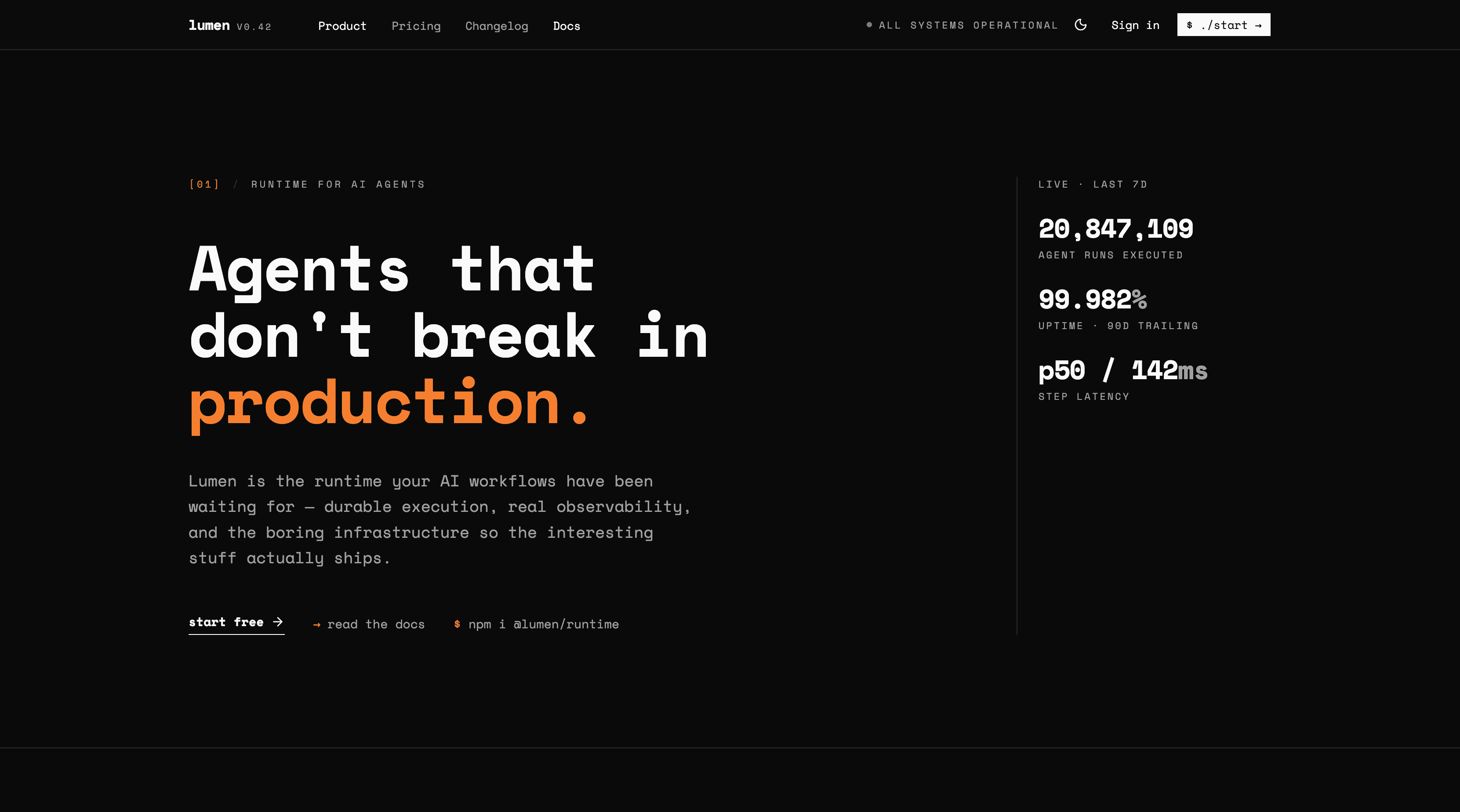 Lumen screenshot